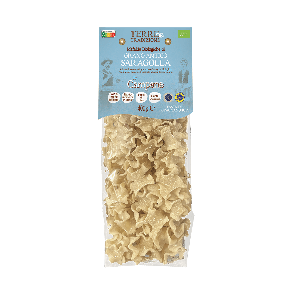 Mafalde Bio di antico grano duro Saragolla “Le Campane”
